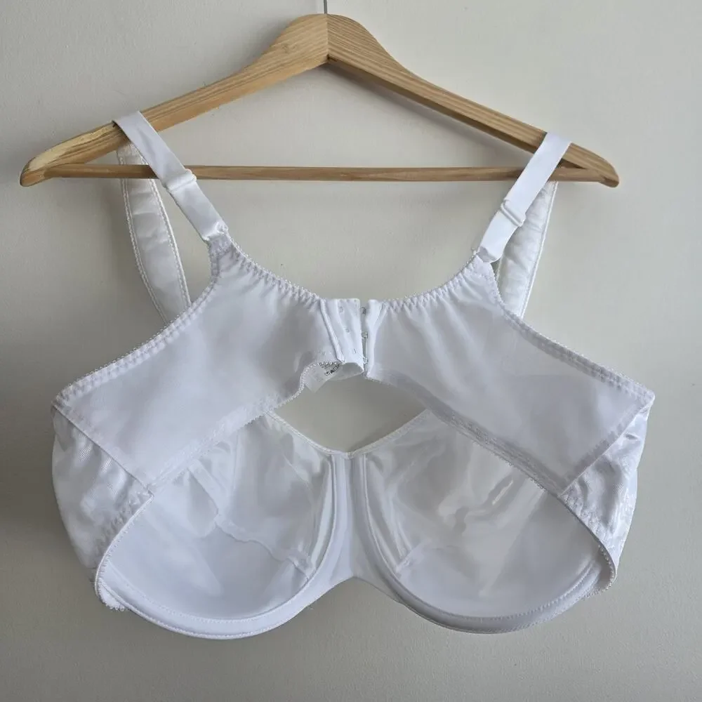 BALI 42C Women's Minimizer Bra Satin Tracings UW Unlined Full Cup Bra‎ 3562